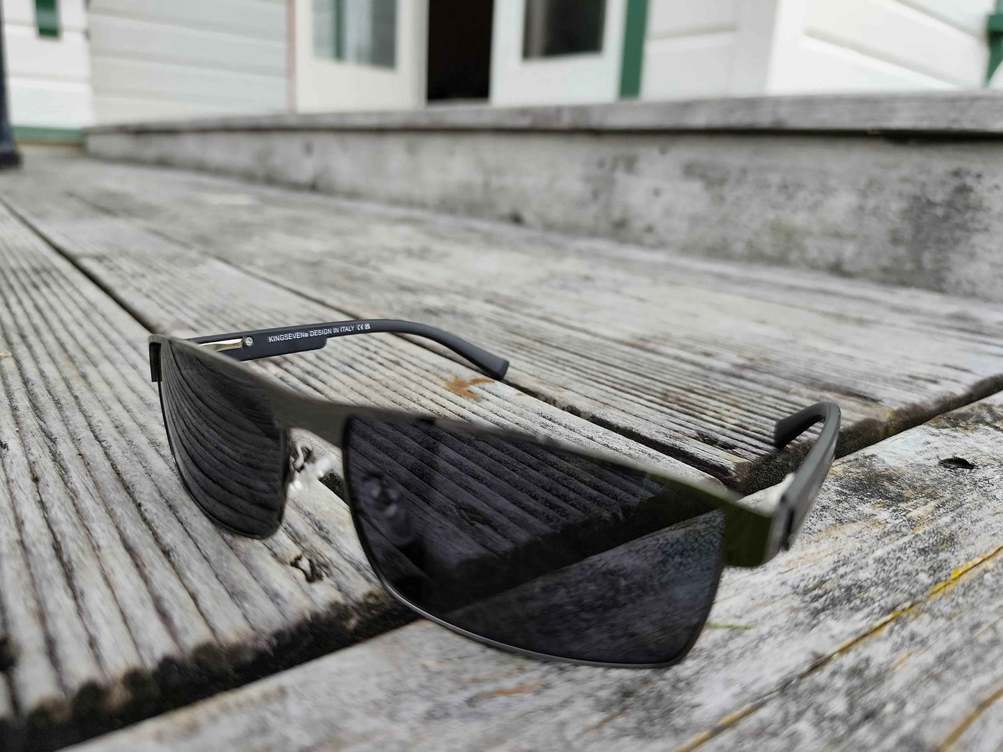 KINGSEVEN Polarized Sunglasses- UV400 Protection Semi-Rimless Sport Aviator