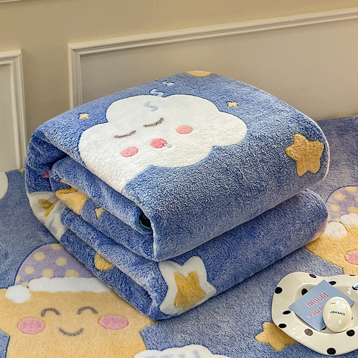 Fleece Blanket Soft Comfy Plush Winter Warm 200cm - ShopHub