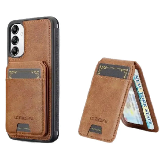 2-in-1 Leather Case for Samsung Series (Brown) Habicare