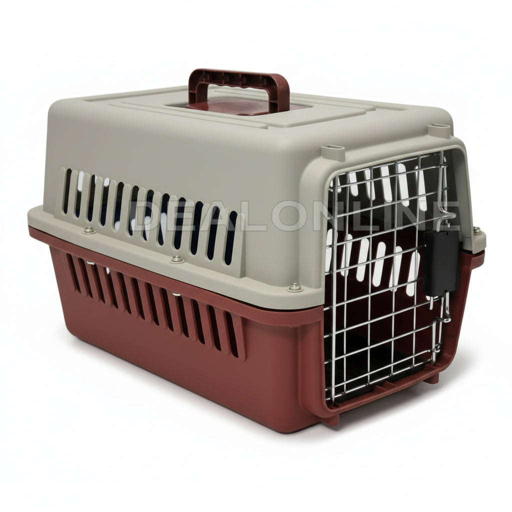 48cm Dog Cage Cat Cage Pet Travel Cage/Carrier dealonline.co.nz