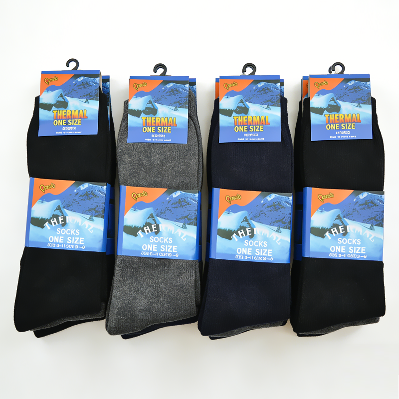 (12 Pairs) Warm Winter Thermal Socks Size 6-11 dealonline.co.nz