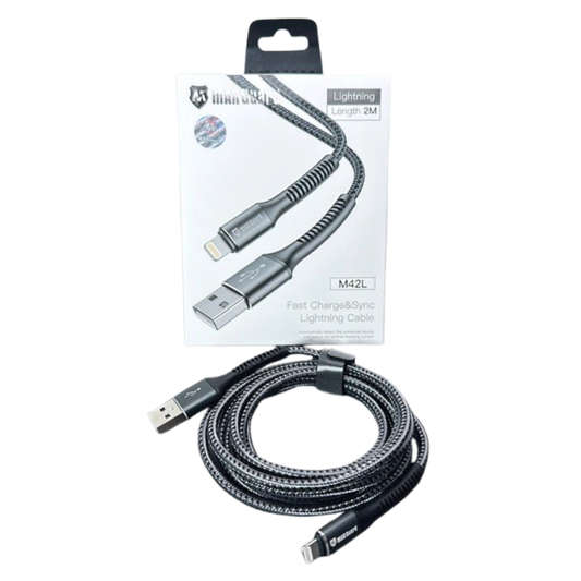 Maxguard 2m USB-A to Lightning cable M42L