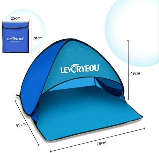 Mini Beach Sun Shade Canopy – Instant Pop-Up Tent ECOTREK