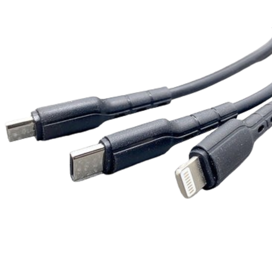 Mobigo 1.2m 3 in 1 cable GO3TLM