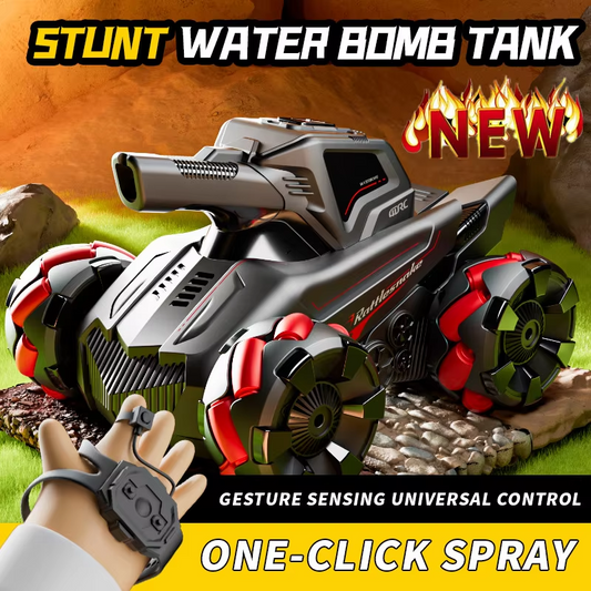 RC Car 4WD 2.4G Wireless Gesture Sensing RC Tank Water Bomb Spray Stunt dealonline.co.nz