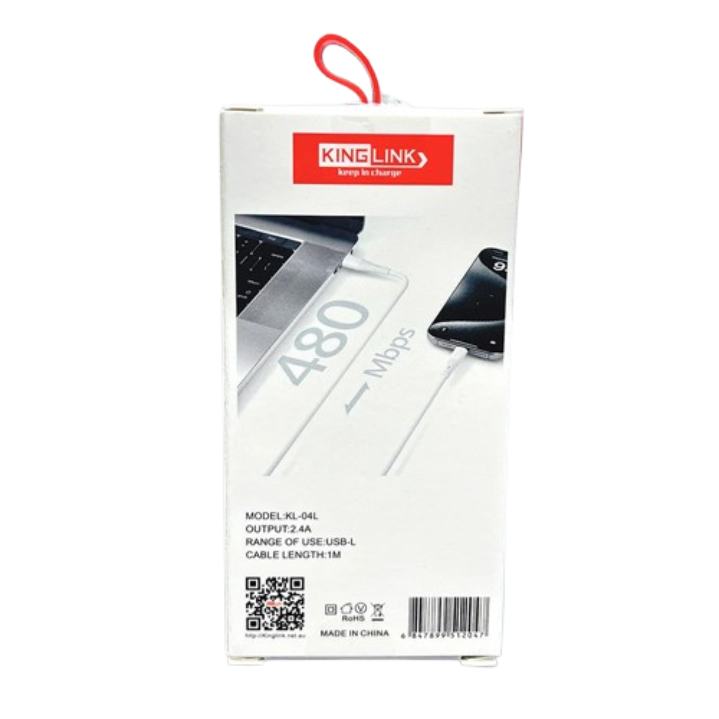 Kinglink 1m 20w USB-A to Lightning Cable KL04L