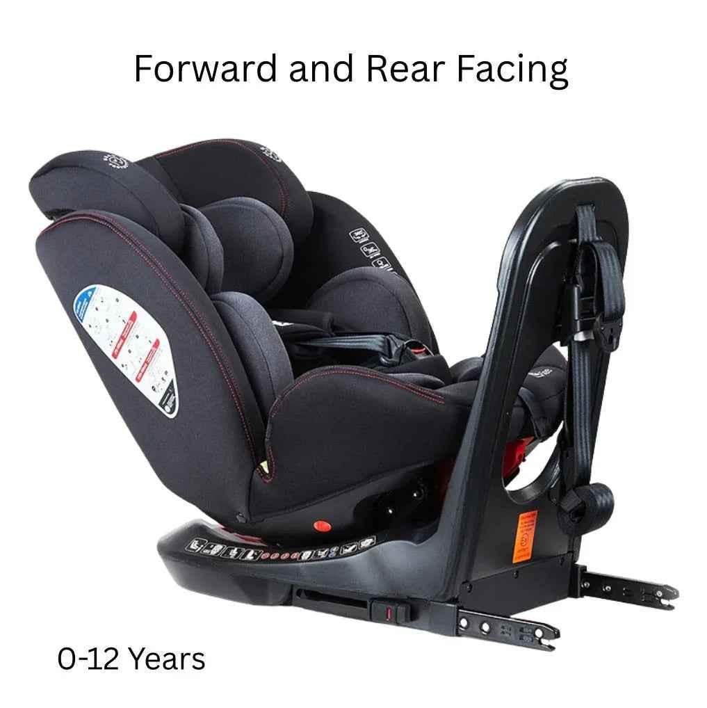 Defender i-Size 360 Rotating and Convertible Car Seat with ISOFIX and Top Tether - BEIGE
