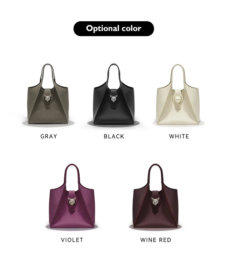 BAFELLI Genuine Leather Tote — Versatile, Timeless Design for Every Occasion