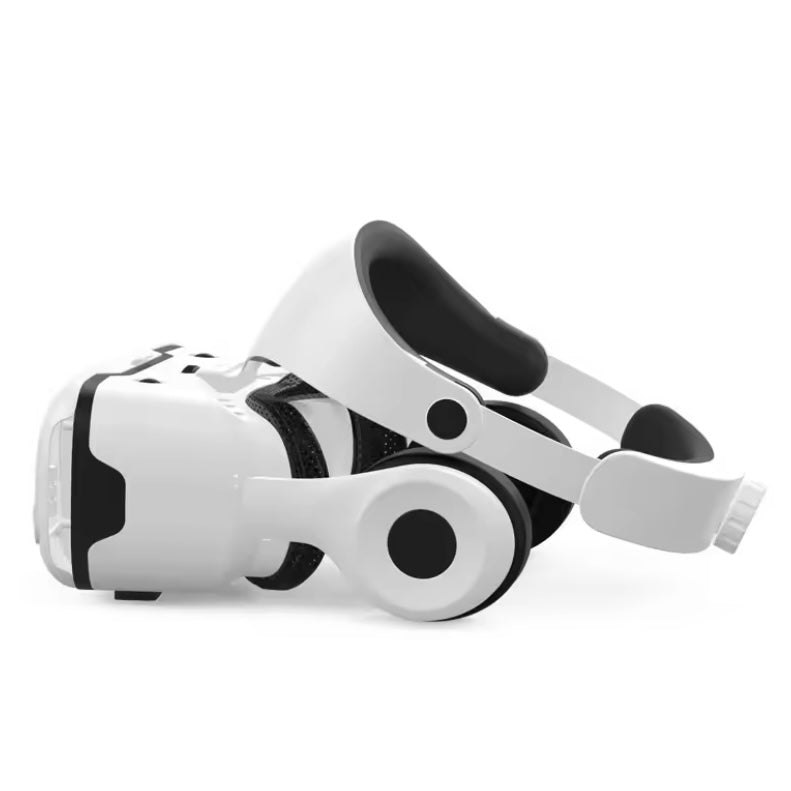 Habicare All-in-One VR Glasses 3D gaming headset with adjustable straps and built-in controllers, designed for immersive virtual reality experiences.