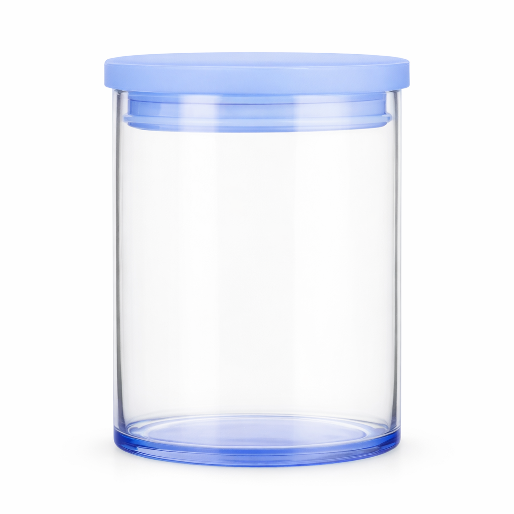 Frankly Cotton Clear Glass Storage Jar 650ml Nest & Stem Homewares