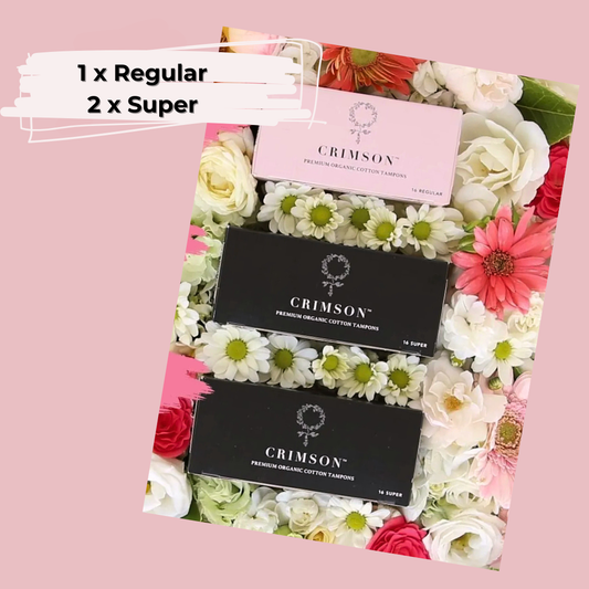 Heavy Flow Organic Tampon Bundle – 2 x super and 1 x regular - ShopHub
