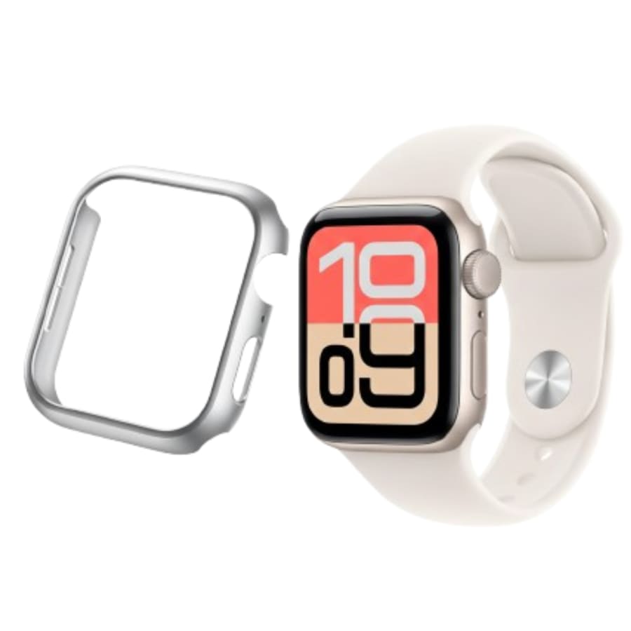 Protective Case for Apple SE (3rd gen) watch (40mm) (Silver) That Watch Shop