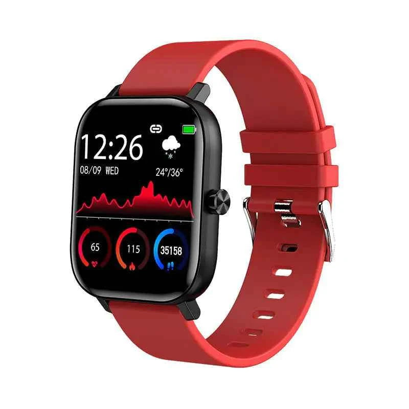 Unisex Waterproof Smart Watch for All Activities - Bluetooth Fitness Tracker with Health Monitoring