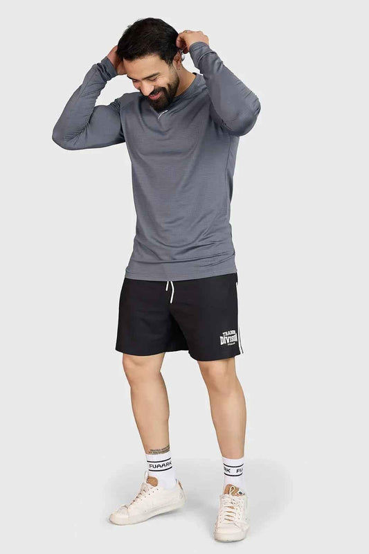 Midnight Fullsleeves T-shirt Light Grey