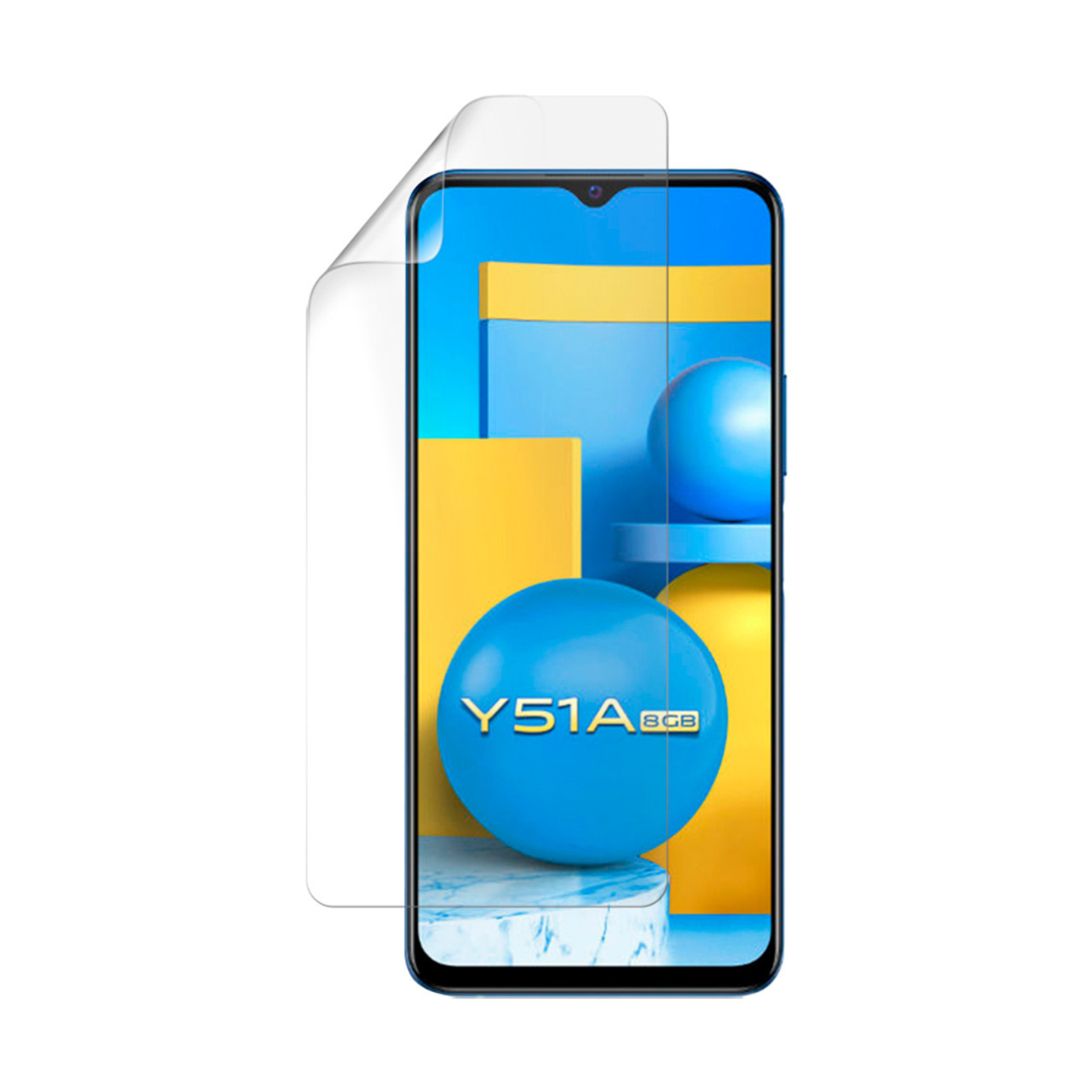 Hydrogel Screen Protector for Vivo Y51A (Pack of 2) 9eight5