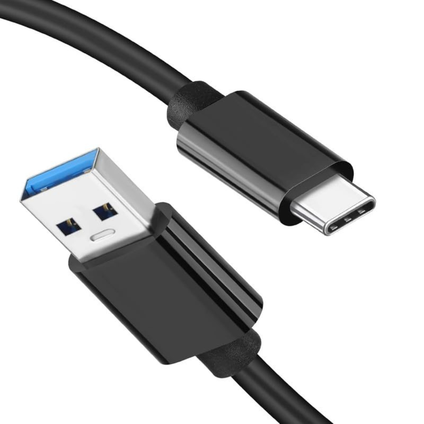 Black 1m Oppo VOOC/SuperVOOC USB-C charger cable by 9eight5, compatible with Oppo smartphones for fast charging.