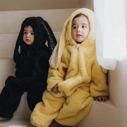 Kids Tales Snuggle Bunny Plush Hooded Baby & Toddler Romper