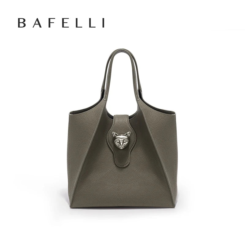 BAFELLI Genuine Leather Tote — Versatile, Timeless Design for Every Occasion