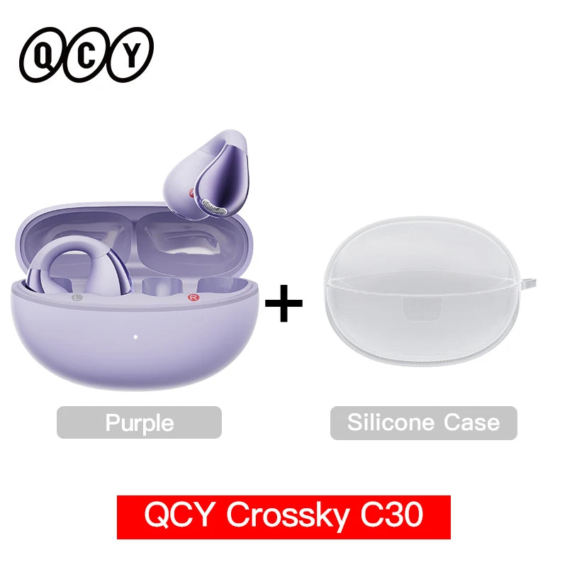 QCY Crossky C30 Wireless Earphones - Bluetooth 5.4 TWS Sports Earbuds with Dual-Connection and Waterproof Design - ShopHub