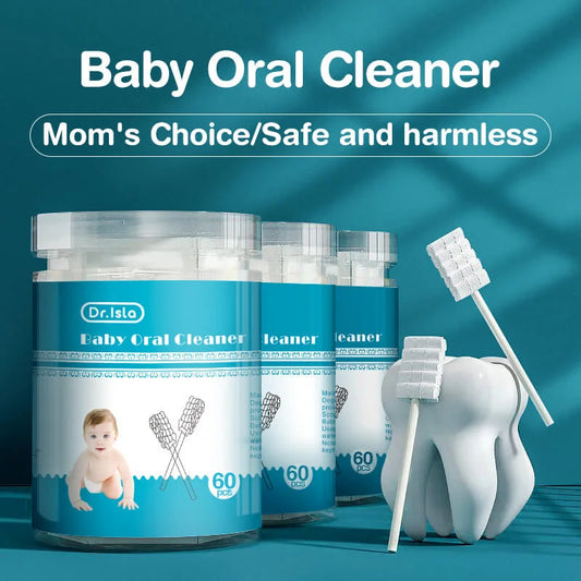 MAMIJOY 30/60pcs Disposable Baby Oral Cleaning Sticks