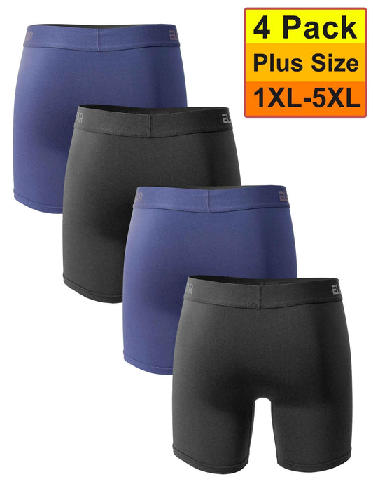 4 Pack Men's Breathable Boxers