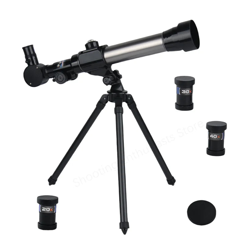 Habicare HD high-magnification SS telescope with adjustable focus and sleek design, ideal for detailed astronomical viewing.