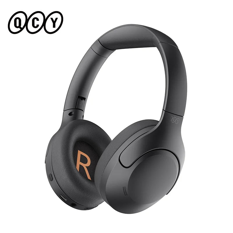 QCY H3 Lite ANC Wireless Headphones with Bluetooth 5.3, 40mm Driver, and 60H HiFi Sound - ShopHub