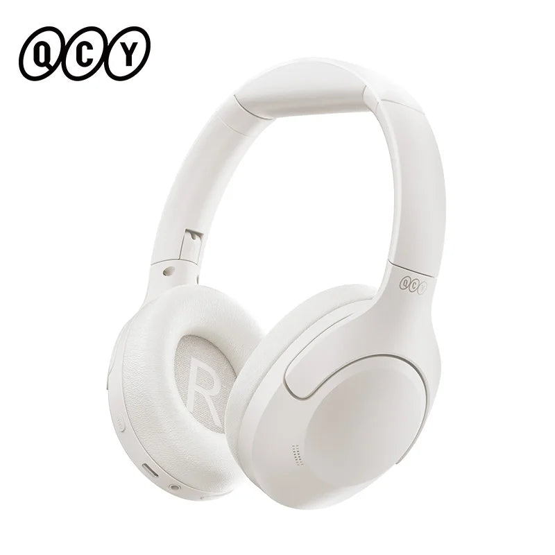 QCY H3 Lite ANC wireless headphones with Bluetooth 5.3, 40mm drivers, and 60-hour HiFi sound playback