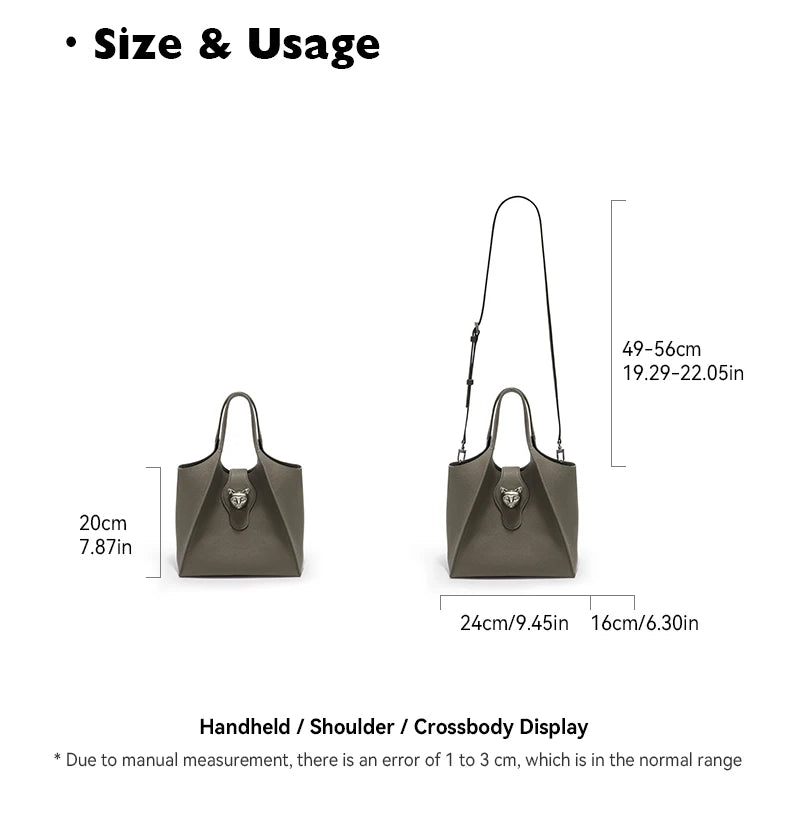 BAFELLI Genuine Leather Tote — Versatile, Timeless Design for Every Occasion
