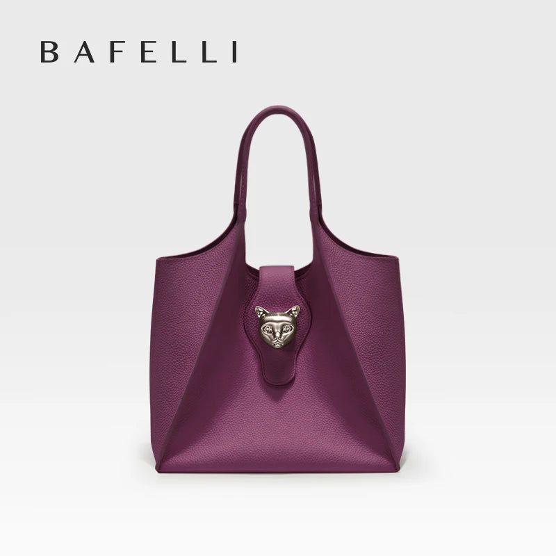 BAFELLI Genuine Leather Tote — Versatile, Timeless Design for Every Occasion