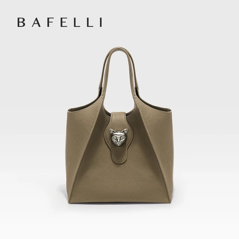 BAFELLI Genuine Leather Tote — Versatile, Timeless Design for Every Occasion