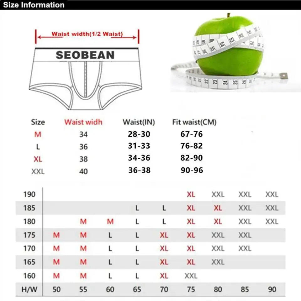SEOBEAN Men's Breathable Underwear - Comfortable U Convex Pouch - ShopHub