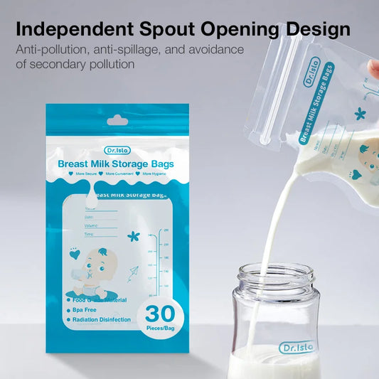 Dr.Isla 250ml/30Pcs Breast Milk Storage Bags