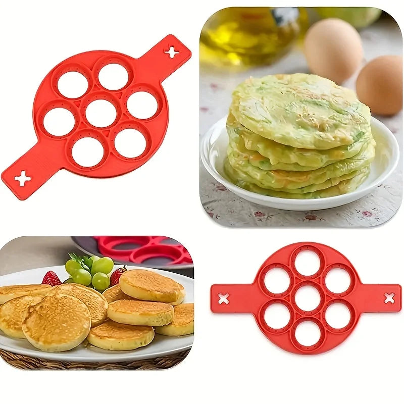 Silicone Pancake Egg Maker - Non-Stick Tool for Effortless Breakfasts - ShopHub