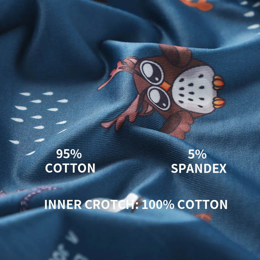 MiiOW Sexy Men Animal Print Boxers - 3Pcs Cotton Boxers - ShopHub