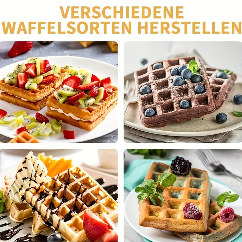 Square Waffle Mold, Non-Stick Baking Pan for Air Fryer - ShopHub