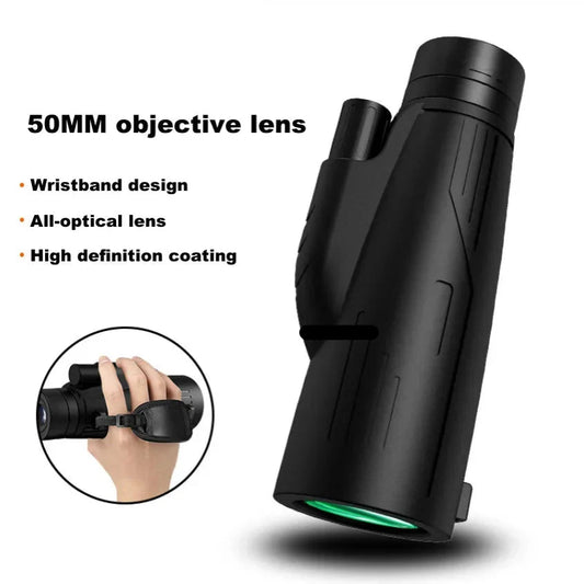 12x50 Powerful Monocular – Long Reach Portable Telescope Habicare