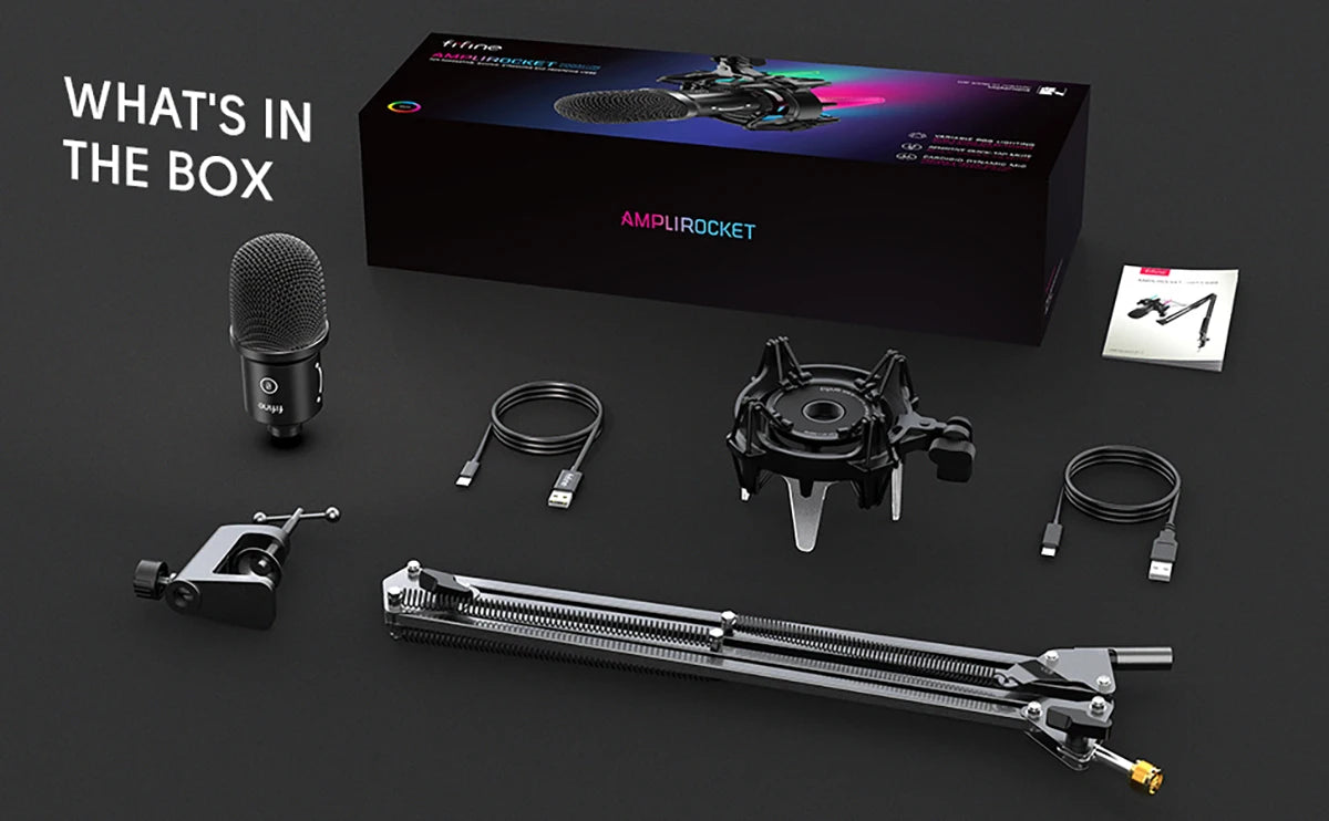 Get Crystal Clear Sound with the FIFINE USB Dynamic Microphone Kit