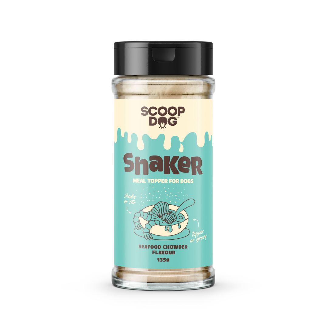 Scoop Dog - Shaker - Seafood Chowder 135g Animal Addiction Limited