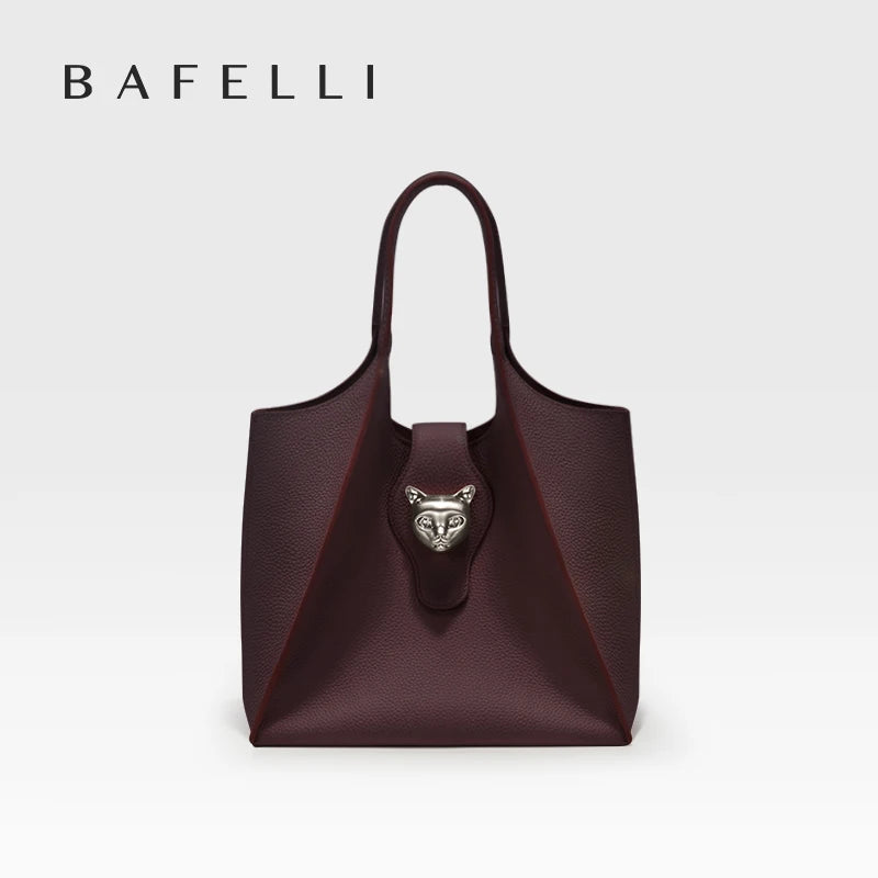 BAFELLI Genuine Leather Tote — Versatile, Timeless Design for Every Occasion