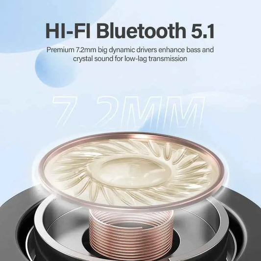 QCY T13 True Wireless Earphones Bluetooth 5.1 TWS Earphone 4 Mic ENC HD Call Headset Touch Control Hifi Earbuds 40H Standby