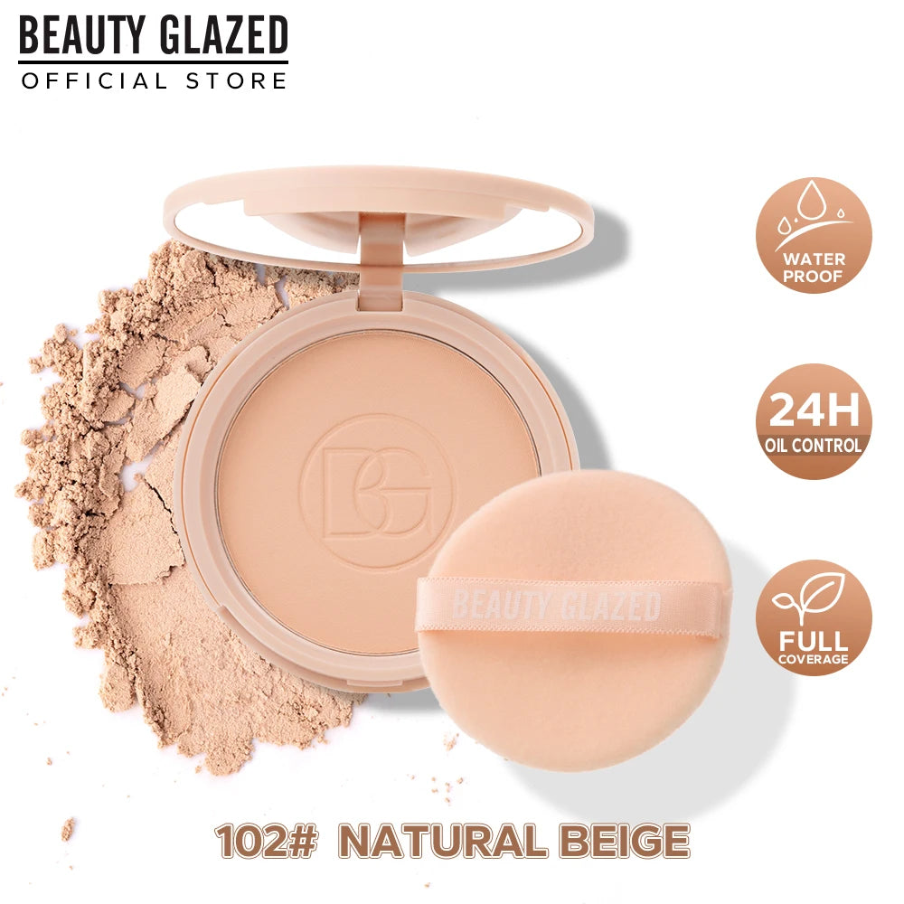 Matte face powder by ShopHub NZ with oil control and a smooth, natural finish for makeup application.