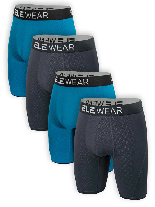 4 pcs Mens Breathable Boxers - Plus Size Fashion Underwear for Men