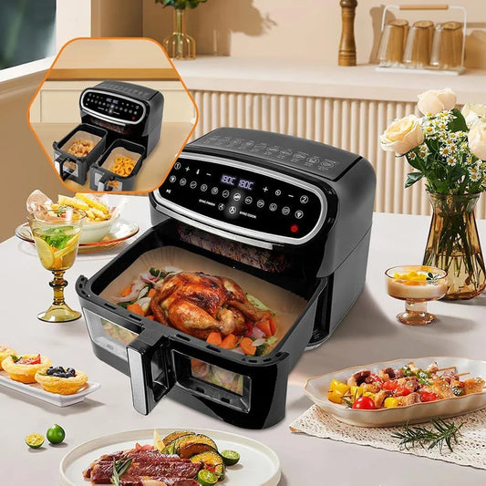 Large Rectangle Air Fryer Disposable Paper Liner — 31 cm