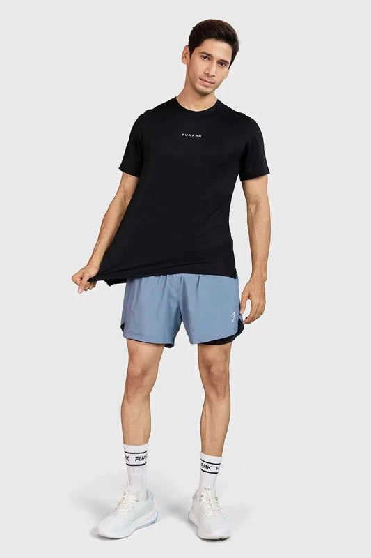 Slate Running T-shirt Black