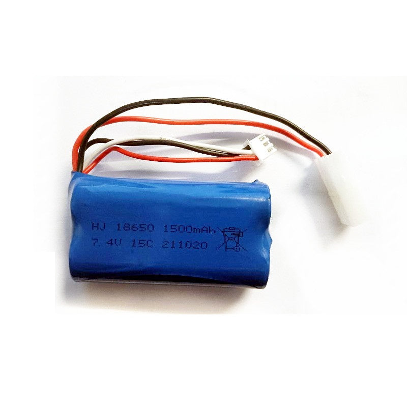 7.4V 1500mAhWHITE Li-Po Rechargeable Battery for RC TOY dealonline.co.nz
