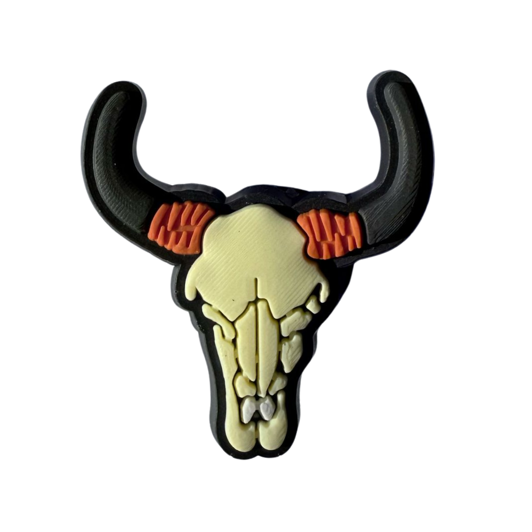 Western Bull Skull Charm Walkieez