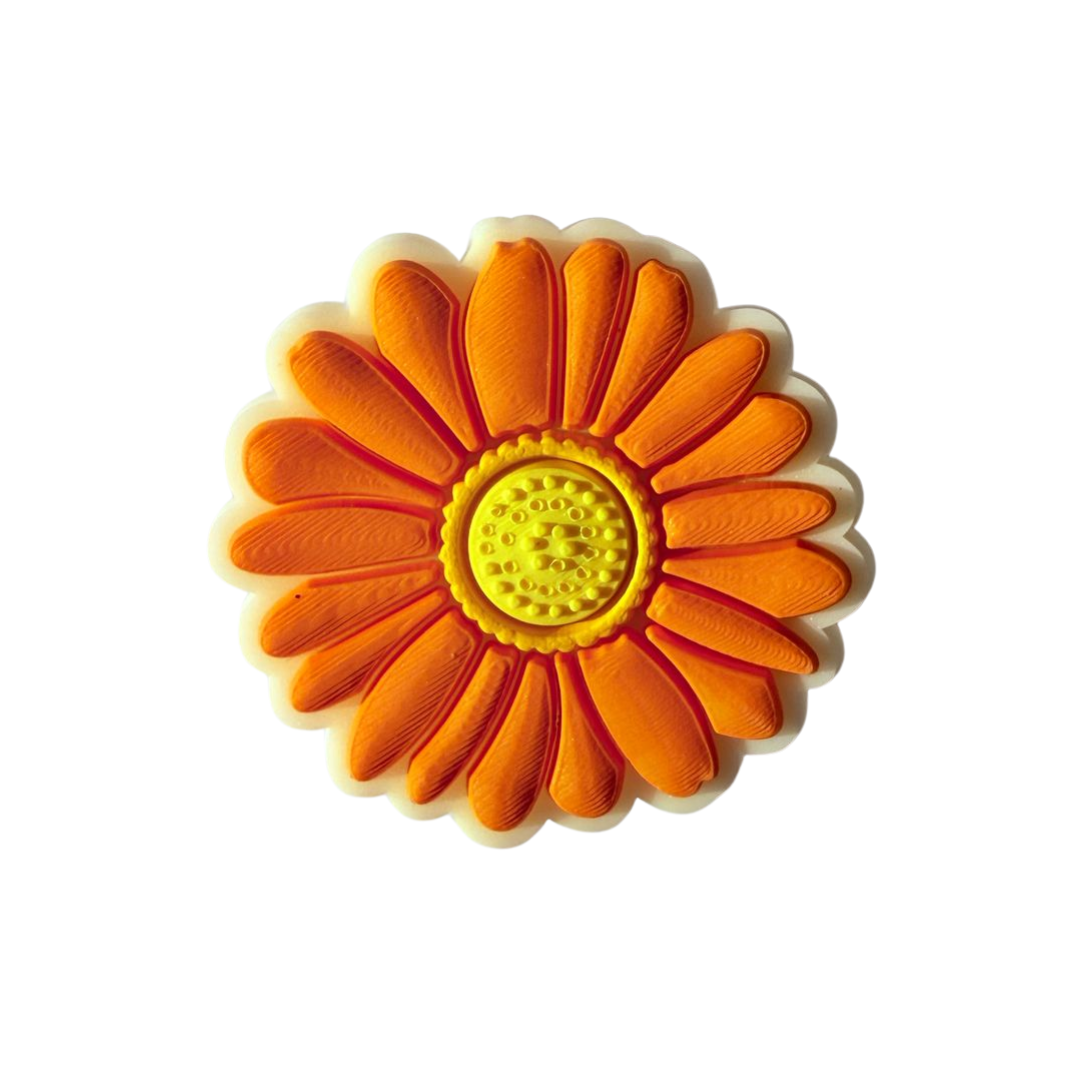 Orange Flower Charm Walkieez
