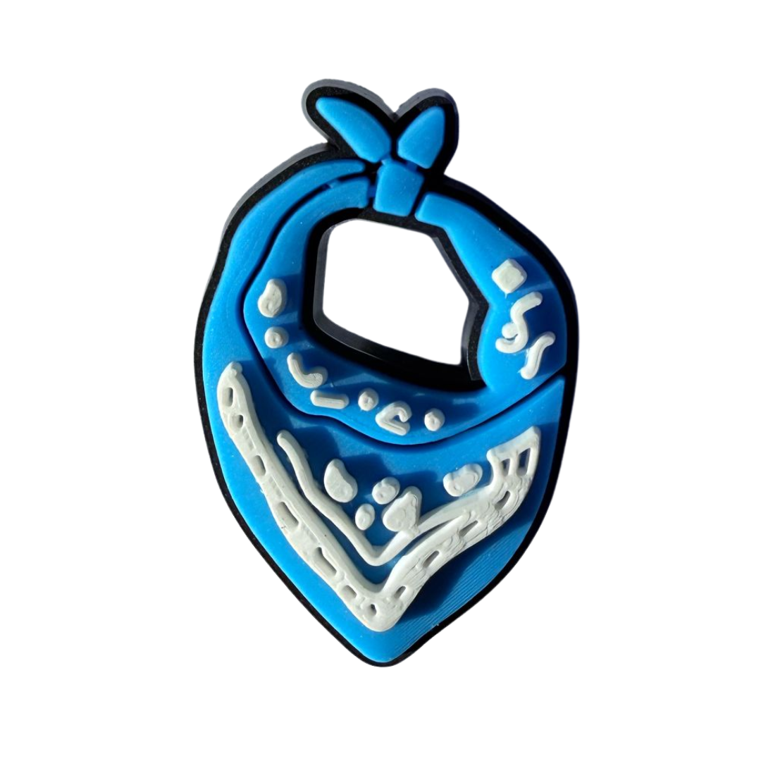 Blue Bandana Charm Walkieez