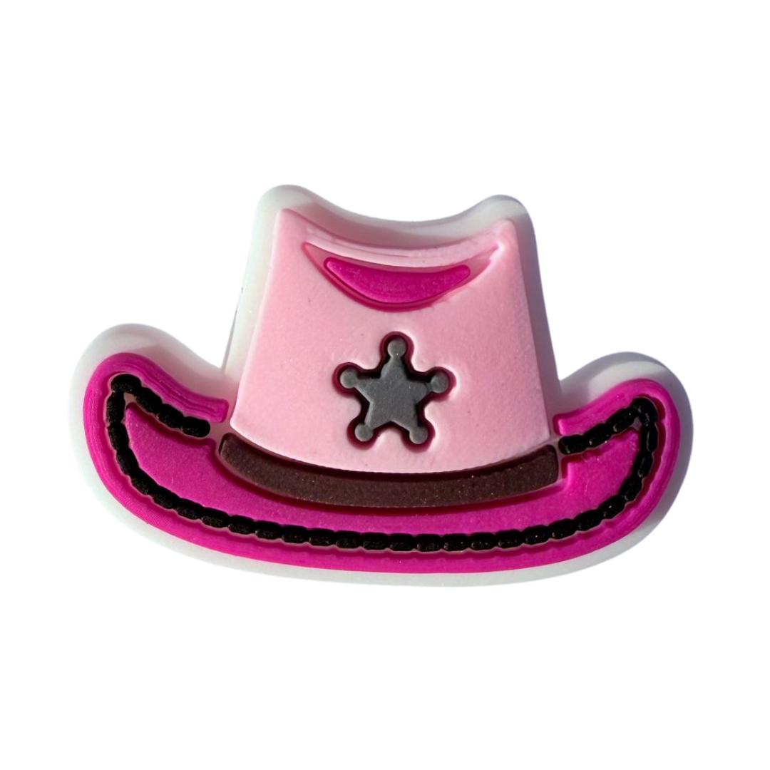 Pink Cowgirl Hat Charm Walkieez